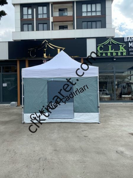 CLK 3x3 40mm Alüminyum Oxford Kumaş Gazebo Katlanır Portatif Kamp Çadırı