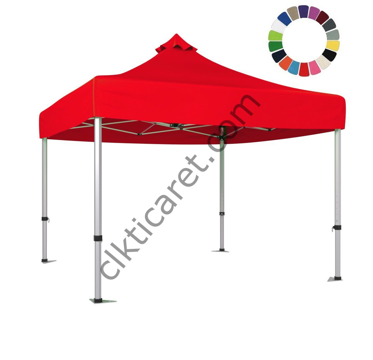 CLK 3x3 Katlanabilir Tente Gazebo Portatif Çadır 30mm Gazebo Çadır