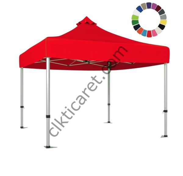 CLK 3x3 Katlanabilir Tente Gazebo Portatif Çadır 30mm Gazebo Çadır