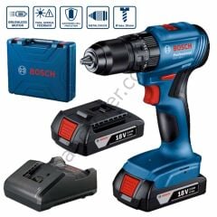 Bosch Professional GSB 185-LI Akülü Darbeli Delme Vidalama Makinesi 18V 2x2,0 ah