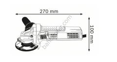 Bosch GWS 750 S Devir Ayarlı Avuç Taşlama 750 W