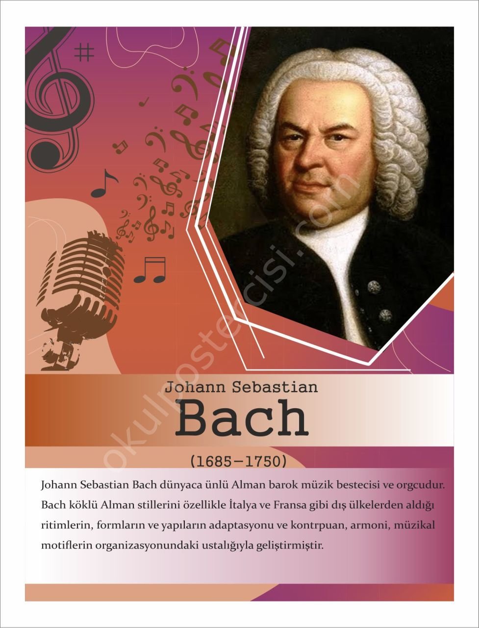 Johan Sebastian Bach Posteri