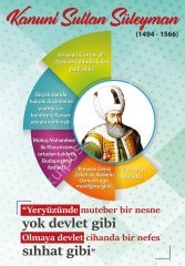 KANUNİ SULTAN SÜLEYMAN POSTERİ