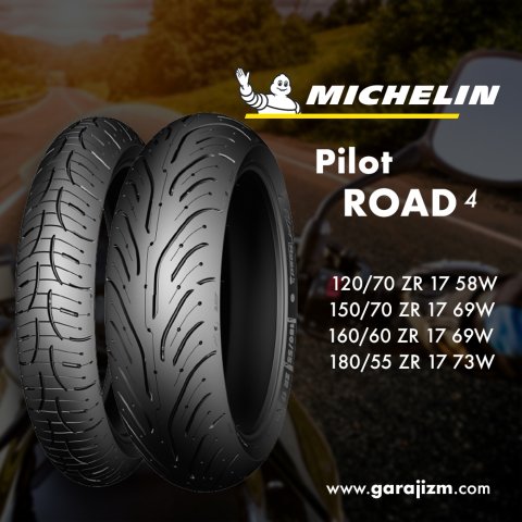 Michelin 120/70 ZR17 (58W)  Pilot Road4 - Ön