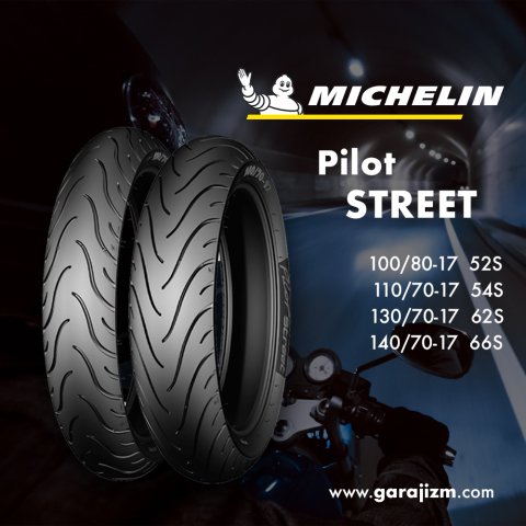 Michelin 100/80-17 (52S)  Pilot Street - Ön