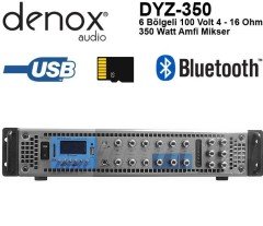 Denox DYZ-350 100V 350 Watt 6 Bölgeli Amplifikatör