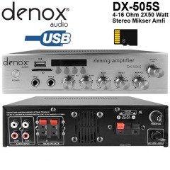 Denox DX-505S 2X50 Watt Stereo Amplifikatör