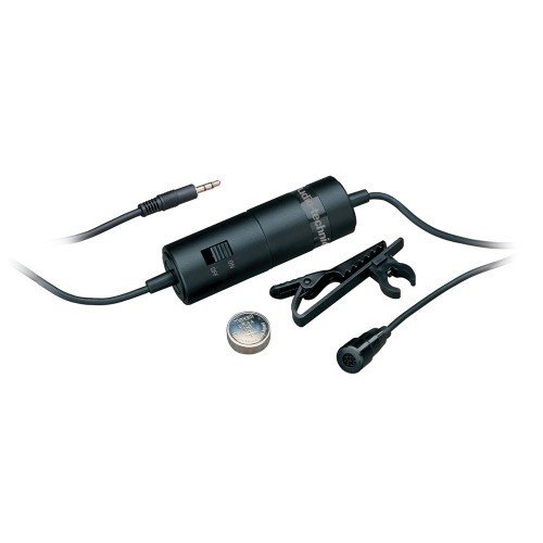 Audio Technica ATR3350 Akıllı Telefonlar için Çok Yönlü Kondenser Yaka Mikrofonu