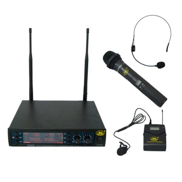 West Sound TM-200 EL&Yaka Çiftli Telsiz Mikrofon Seti