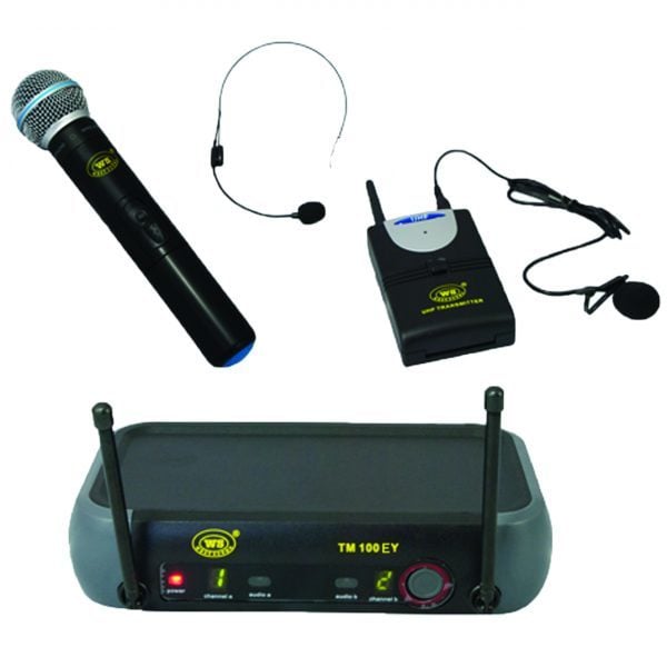 West Sound TM-100 EL&Yaka Çiftli Telsiz Mikrofon Seti