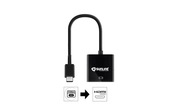 Sunline USB 3.1 Type-C USB-C to 4K HDMI Dönüştürücü