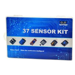 Arduino Uyumlu 37-in-1 Sensör Modül Kiti (Plastik Şeffaf Kutuda)