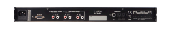 Audac CMP30 Cd Player,Mp3,AM/FM Tuner