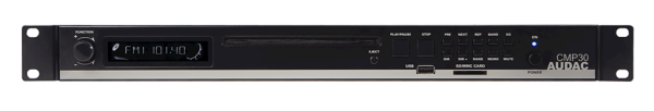 Audac CMP30 Cd Player,Mp3,AM/FM Tuner