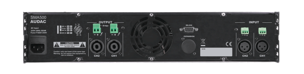 Audac SMA500  2X500 Watt 4 Ohm Dijital Stereo Power Amplifikatör