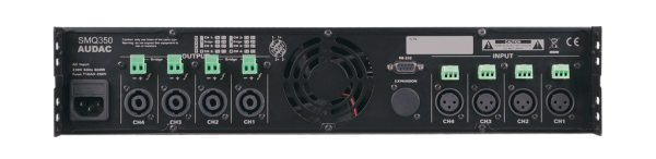 Audac SMQ350 4X350 Watt 4 Ohm Dijital  Power Amplifikatör