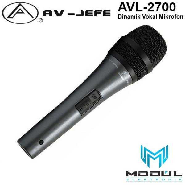 AV-JEFE AVL-2700 Dinamik Vokal Mikrofonu