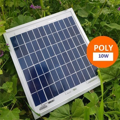 10W POLYKRİSTAL Güneş Paneli