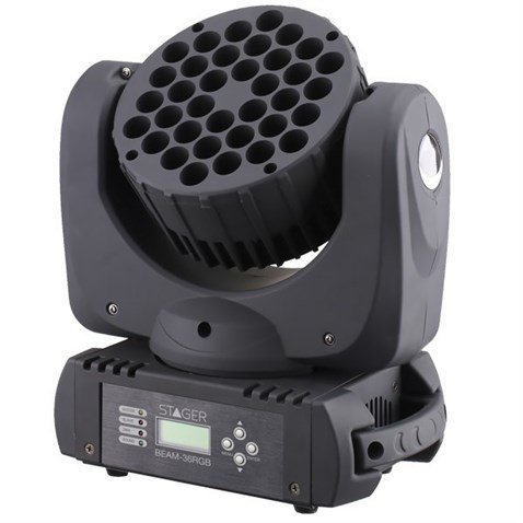 Stager BEAM 36RGB - Led Moving Head Beam Efekt