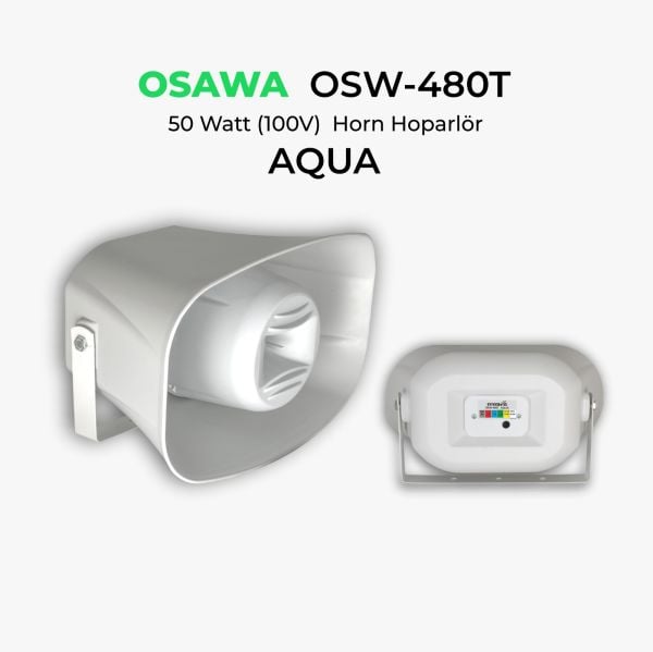 Osawa OSW-480T 100V 8 Ohm 50W Trafolu Aqua Hoparlör