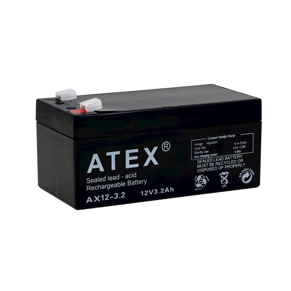 Atex 12V 3.2 Ah Bakımsız Kuru Akü