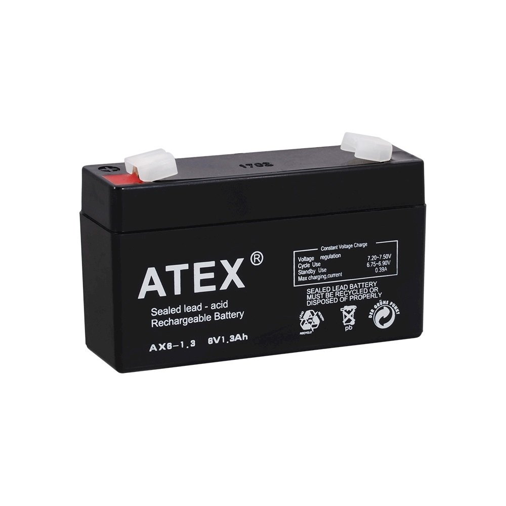 Atex  6V 1.3 Ah Bakımsız Kuru Akü