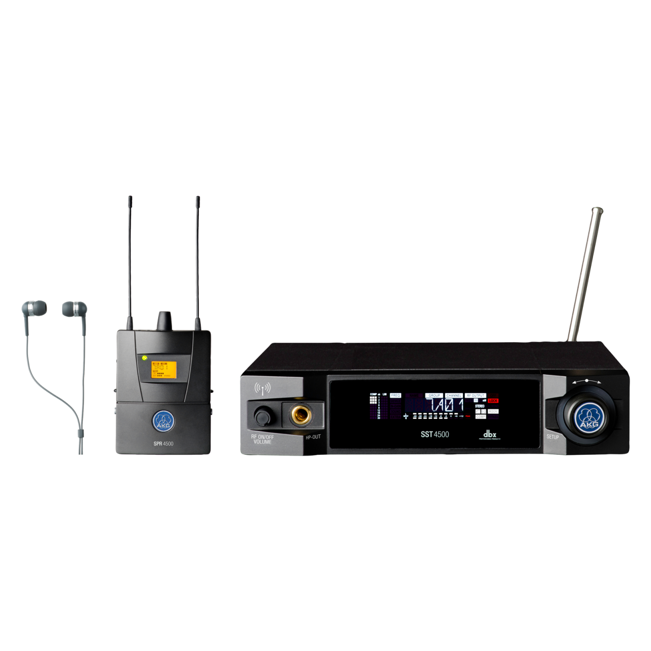 AKG IVM4500 Set BD1 50mW In - Ear Tipi Kulak İçi Monitör Telsiz Mikrofon