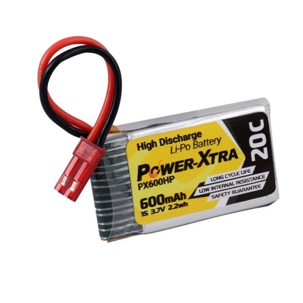 Power-Xtra PX600HP 3.7V 1S1P 600 mAh (20C) Li-Polymer Pil