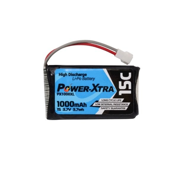 Power-Xtra PX1000XSL 3.7V 1S1P 1000 mAh (15C) Li-Polymer