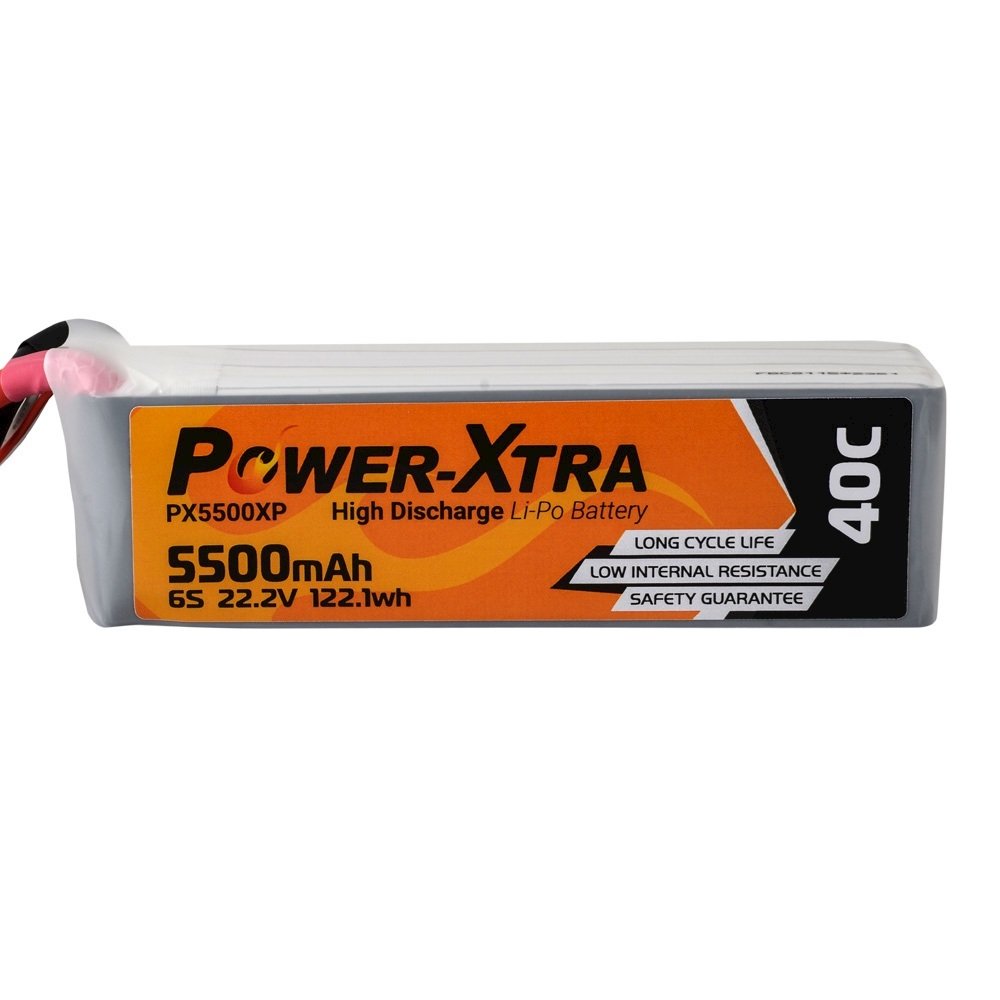 Power-Xtra PX5500XP 22.2V 6S2P 5500 mAh (40C) Li-Polymer