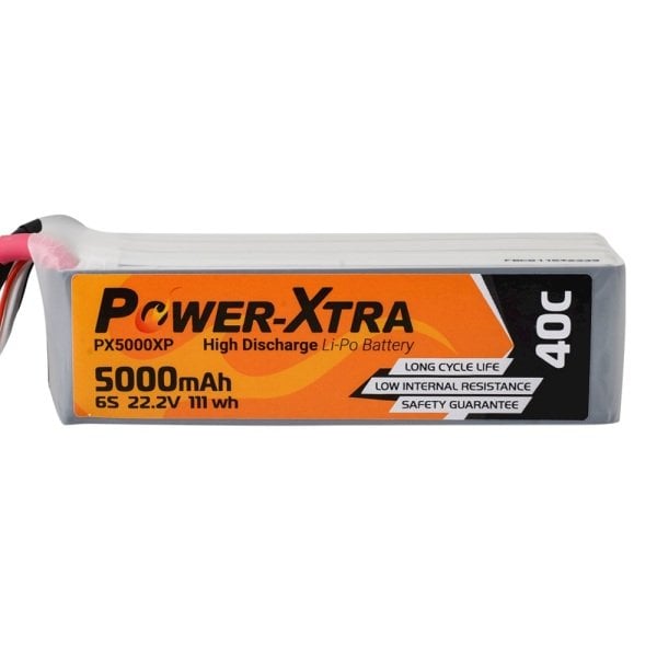 Power-Xtra PX5000XP 22.2V 6S1P 5000 mAh (40C) Li-Polymer