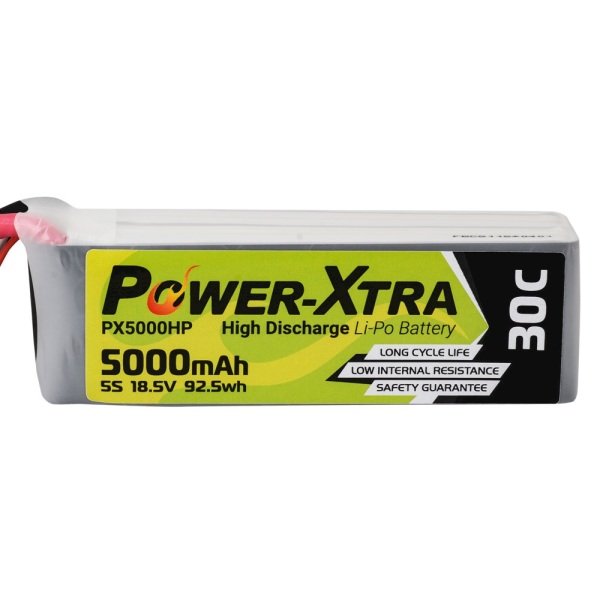 Power-Xtra PX5000HP 18.5V 5S1P 5000 mAh (30C) Li-Polymer