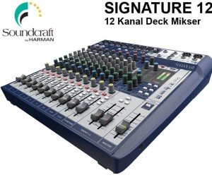 Soundcraft SIGNATURE 12 12 Kanal Deck Mikser