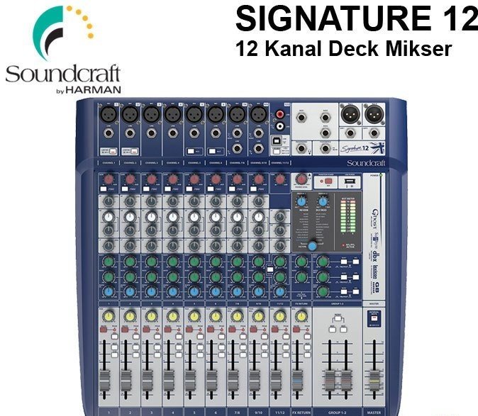 Soundcraft SIGNATURE 12 12 Kanal Deck Mikser