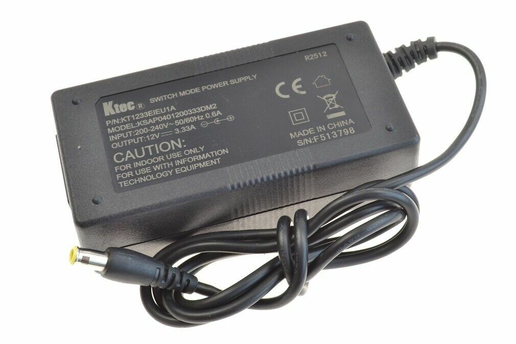 Ktec 12 V 3.33 A ADAPTÖR / Model KSAP0401200333DM2