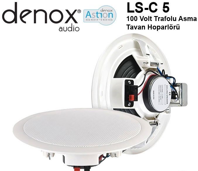 Denox LSC 5 100 Volt 6 Watt Tavan Hoparlörü (5-inc)