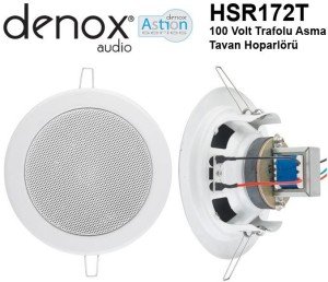 Denox HSR172T 10 cm 100V-6W-3W Tavan Hoparlörü