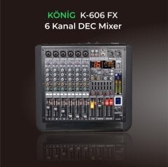 König  K-606 FX 6 Kanal Deck Mikser