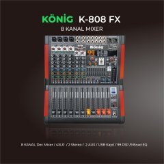 König  K-808 FX Kanal Deck Mikser