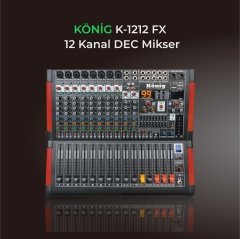 König  K-1212 FX 12 Kanal Deck Mikser