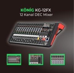 König  KG-12FX 12 Kanal Deck Mikser