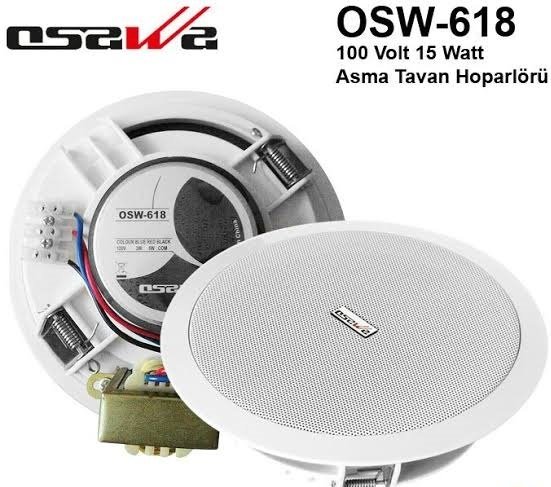 OSAWA OSW-618 16 cm Alçıpan Hoparlörü