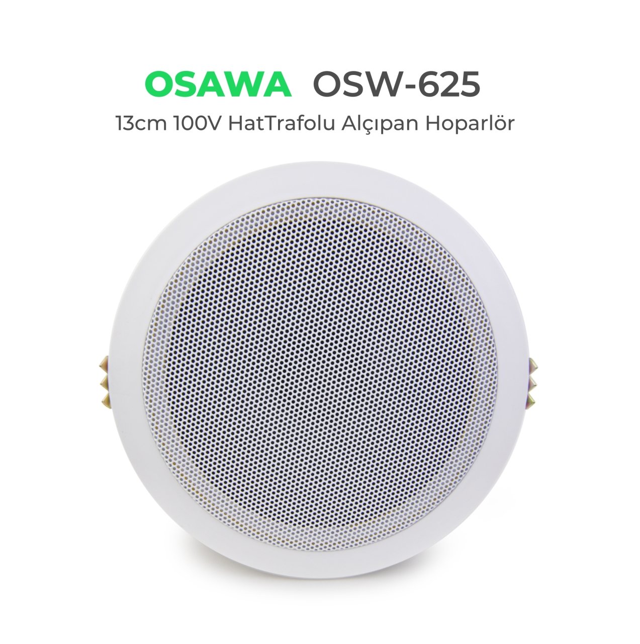 OSAWA OSW-625 13 cm 100V Hat Trafolu  Alçıpan Hoparlörü