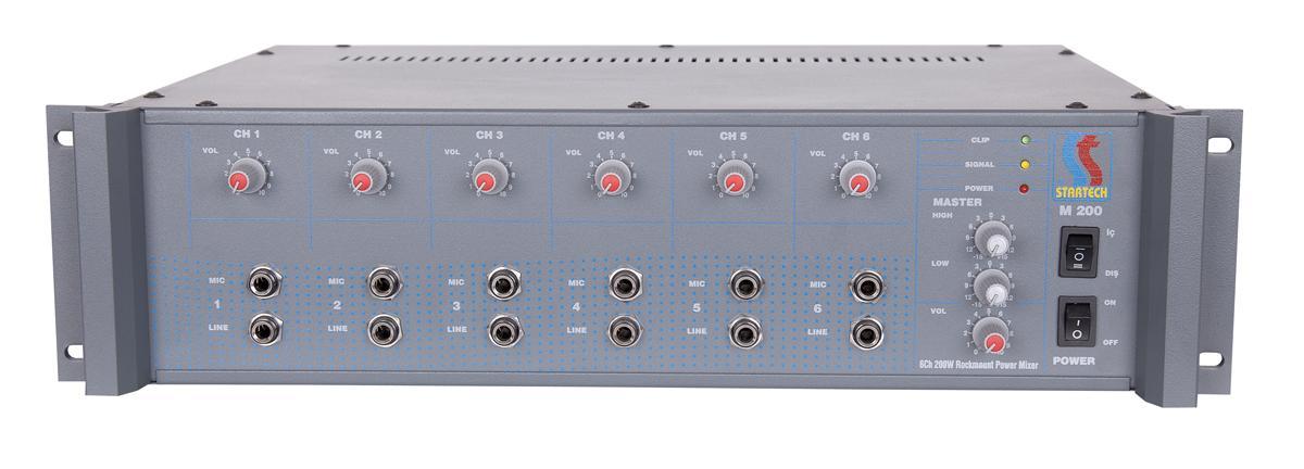 Startech M-200 Mono - 200 Watt  Amplifikatör
