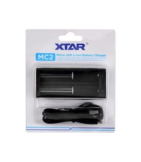 Xtar MC2 - Taşınabilir 18650 Li-ion Pil Şarj Cihazı / 2li