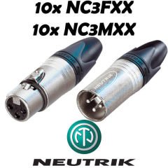 Neutrik NC3MXX XLR 3 Pinli Erkek Konnektör