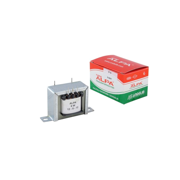 Alpa  6 Watt  2X9V  Besleme Trafosu