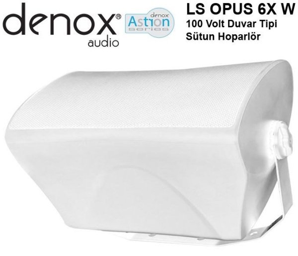 Denox Astron LS-OPUS 6X W Duvar Hoparlör 100 Volt ( Takım Fiyatıdır.)