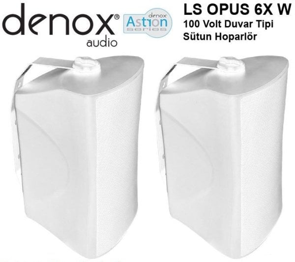 Denox Astron LS-OPUS 6X W Duvar Hoparlör 100 Volt ( Takım Fiyatıdır.)
