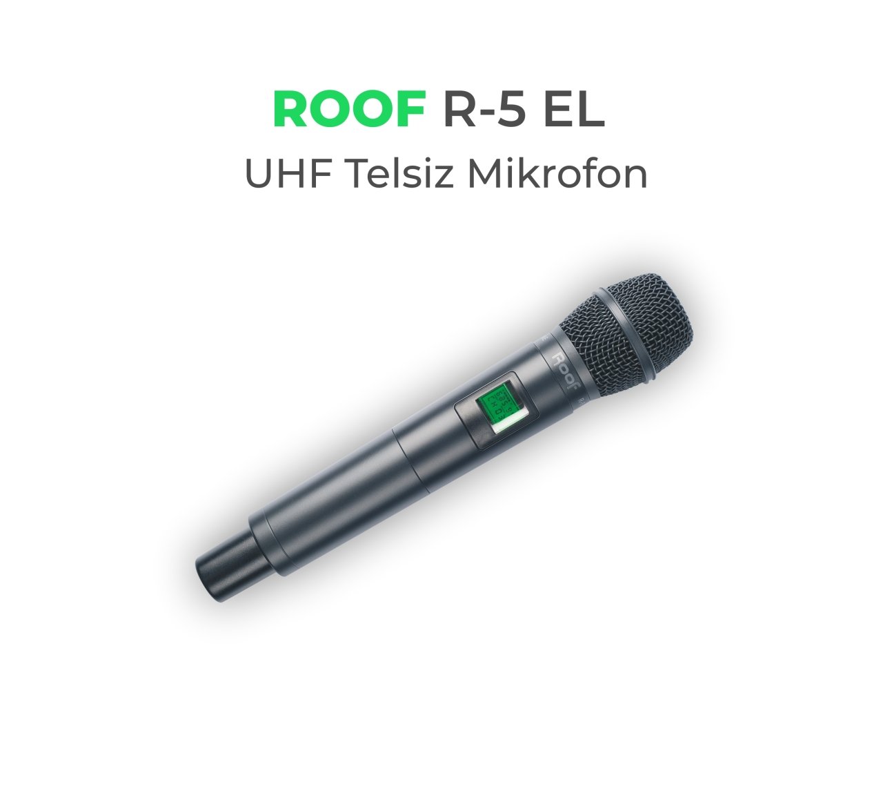 Roof R-5 UHF Kablosuz El Mikrofonu Verici